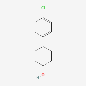 4-(4-Chlorophenyl)cyclohexanol chemical structure (CAS 930766-09-9)