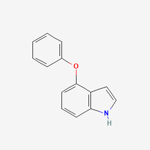 4-Phenoxy-1H-indole chemical structure (CAS 930790-13-9)