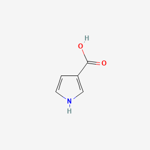 1H-Pyrrole-3-carboxylic acid chemical structure (CAS 931-03-3)