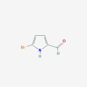 5-Bromo-1H-pyrrole-2-carbaldehyde chemical structure (CAS 931-34-0)