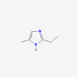 2-Ethyl-5-methyl-1H-imidazole chemical structure (CAS 931-36-2)