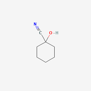 1-Hydroxycyclohexanecarbonitrile chemical structure (CAS 931-97-5)