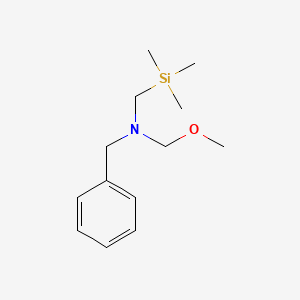 N-(Methoxymethyl)-N-(trimethylsilylmethyl)benzylamine chemical structure (CAS 93102-05-7)