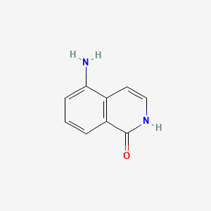 5-Aminoisoquinolin-1(2H)-one chemical structure (CAS 93117-08-9)