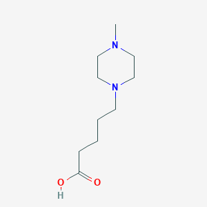 5-(4-Methylpiperazin-1-yl)pentanoic acid chemical structure (CAS 931930-84-6)