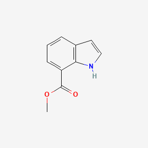 Methyl 1H-indole-7-carboxylate chemical structure (CAS 93247-78-0)