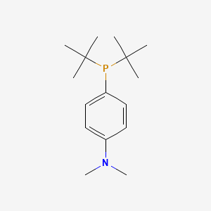 4-(Di-tert-butylphosphino)-N,N-dimethylaniline chemical structure (CAS 932710-63-9)