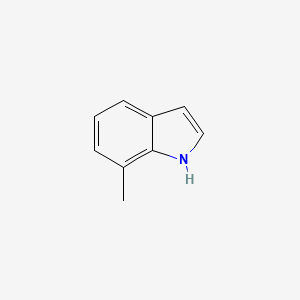 7-Methyl-1H-indole chemical structure (CAS 933-67-5)