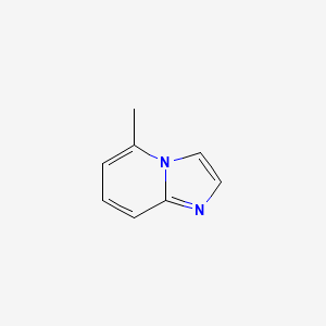 5-Methylimidazo[1,2-a]pyridine chemical structure (CAS 933-69-7)