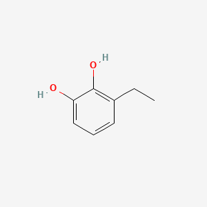 3-Ethylbenzene-1,2-diol chemical structure (CAS 933-99-3)