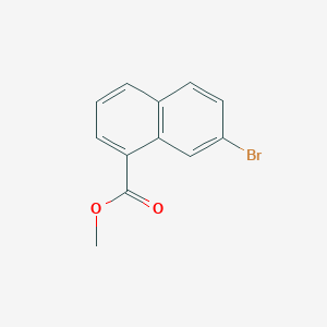 Methyl 7-bromo-1-naphthoate chemical structure (CAS 93353-67-4)