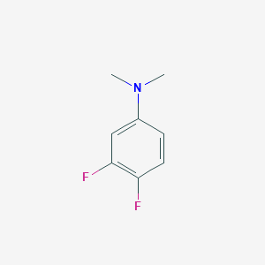 3,4-Difluoro-N,N-dimethylaniline chemical structure (CAS 933585-36-5)