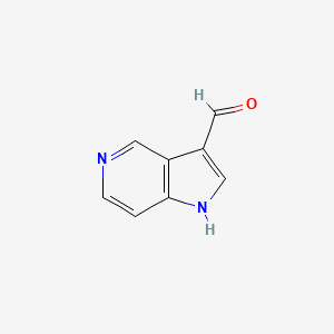 1H-Pyrrolo[3,2-c]pyridine-3-carboxaldehyde chemical structure (CAS 933717-10-3)