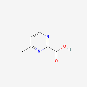 4-Methylpyrimidine-2-carboxylic acid chemical structure (CAS 933738-87-5)