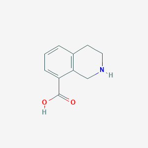 1,2,3,4-Tetrahydroisoquinoline-8-carboxylic acid chemical structure (CAS 933753-84-5)