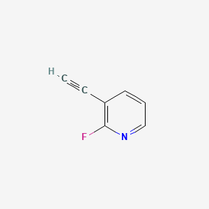 3-Ethynyl-2-fluoropyridine chemical structure (CAS 933768-06-0)