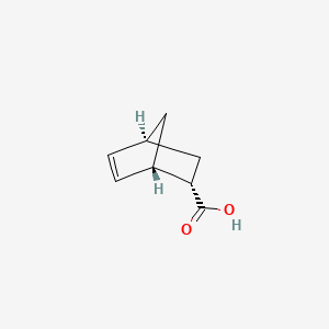 exo-Bicyclo[2.2.1]hept-5-ene-2-carboxylic acid chemical structure (CAS 934-30-5)