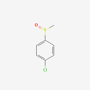 1-Chloro-4-(methylsulfinyl)benzene chemical structure (CAS 934-73-6)