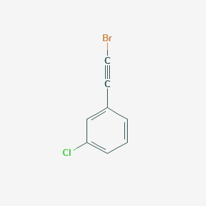 1-(Bromoethynyl)-3-chlorobenzene chemical structure (CAS 934001-82-8)