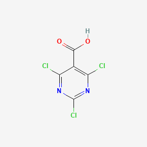 2,4,6-Trichloropyrimidine-5-carboxylic acid chemical structure (CAS 93416-51-4)