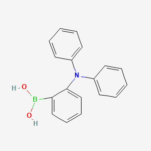 (2-(Diphenylamino)phenyl)boronic acid chemical structure (CAS 934169-37-6)