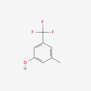 3-Methyl-5-(trifluoromethyl)phenol chemical structure (CAS 934180-46-8)