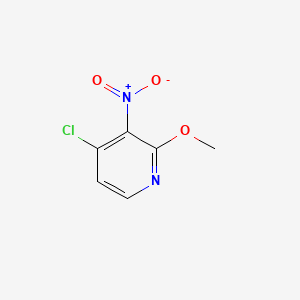 4-Chloro-2-methoxy-3-nitropyridine chemical structure (CAS 934180-48-0)