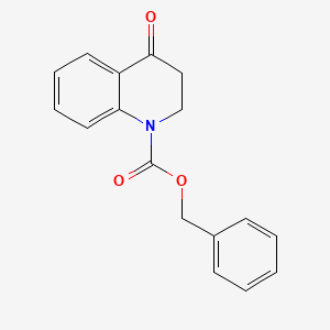 Benzyl 4-oxo-3,4-dihydroquinoline-1(2H)-carboxylate chemical structure (CAS 934192-22-0)