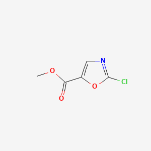 Methyl 2-chlorooxazole-5-carboxylate chemical structure (CAS 934236-41-6)