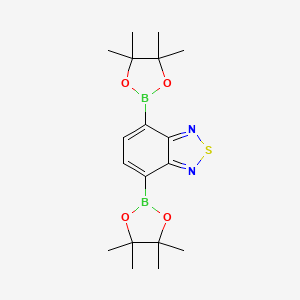 4,7-Bis(4,4,5,5-tetramethyl-1,3,2-dioxaborolan-2-yl)benzo[c][1,2,5]thiadiazole chemical structure (CAS 934365-16-9)