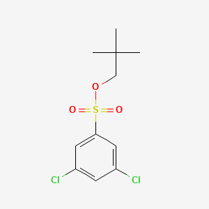 Neopentyl 3,5-dichlorobenzenesulfonate chemical structure (CAS 934498-40-5)