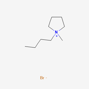 N-Butyl-N-methylpyrrolidinium bromide chemical structure (CAS 93457-69-3)