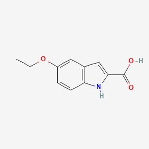 5-Ethoxy-1H-indole-2-carboxylic acid chemical structure (CAS 93476-60-9)