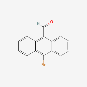 10-Bromoanthracene-9-carbaldehyde chemical structure (CAS 93496-77-6)