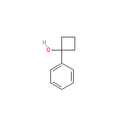 1-Phenylcyclobutan-1-ol chemical structure (CAS 935-64-8)