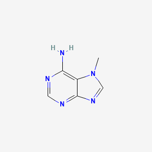 7-Methyl-7H-purin-6-amine chemical structure (CAS 935-69-3)
