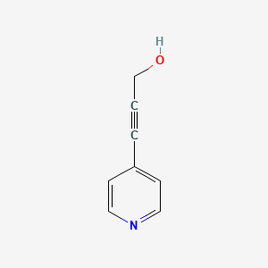 3-(4-Pyridyl)-2-propyn-1-ol chemical structure (CAS 93524-95-9)