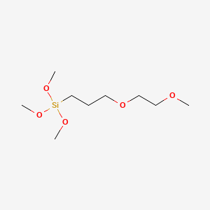 3,3-Dimethoxy-2,7,10-trioxa-3-silaundecane chemical structure (CAS 935261-32-8)