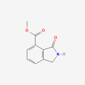 Methyl 3-oxoisoindoline-4-carboxylate chemical structure (CAS 935269-25-3)