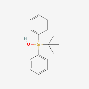 tert-Butyldiphenylsilanol chemical structure (CAS 93547-88-7)