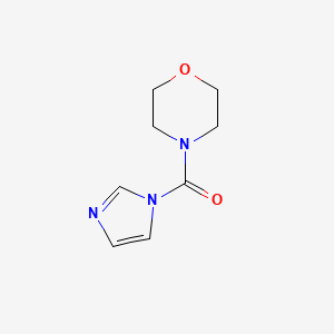 (1H-Imidazol-1-yl)(morpholino)methanone chemical structure (CAS 93605-74-4)