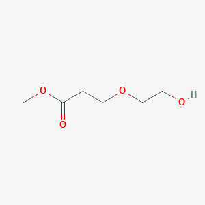 Methyl 3-(2-hydroxyethoxy)propanoate chemical structure (CAS 93673-82-6)