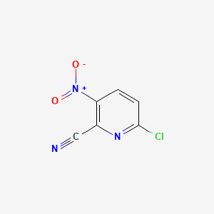 6-Chloro-3-nitropicolinonitrile chemical structure (CAS 93683-65-9)
