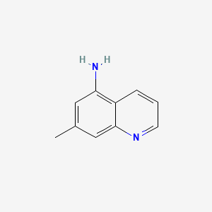 7-Methylquinolin-5-amine chemical structure (CAS 93687-27-5)