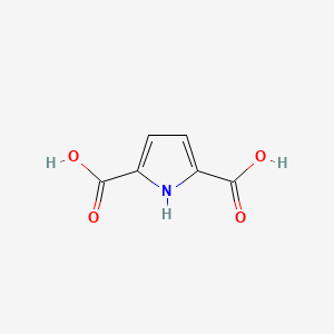 1H-Pyrrole-2,5-dicarboxylic acid chemical structure (CAS 937-27-9)