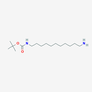 tert-Butyl (11-aminoundecyl)carbamate chemical structure (CAS 937367-26-5)