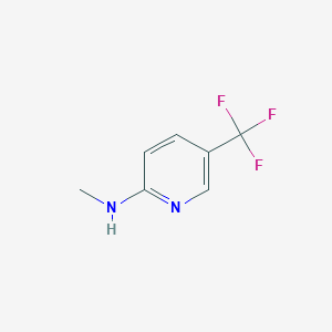 N-Methyl-5-(trifluoromethyl)pyridin-2-amine chemical structure (CAS 937602-15-8)