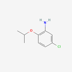 5-Chloro-2-isopropoxyaniline chemical structure (CAS 937621-93-7)