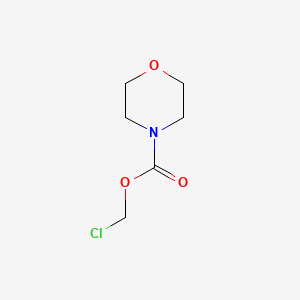 Chloromethyl morpholine-4-carboxylate chemical structure (CAS 93765-68-5)