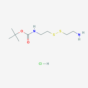 Boc-cystamine HCl chemical structure (CAS 93790-49-9)